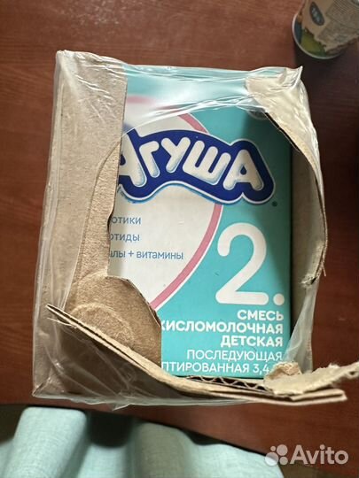 Сухая смесь агуша 2