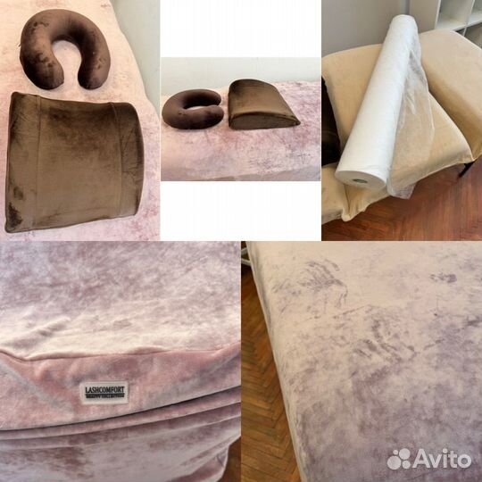 Все для наращивания ресниц.Кушетка,тележка,матрас