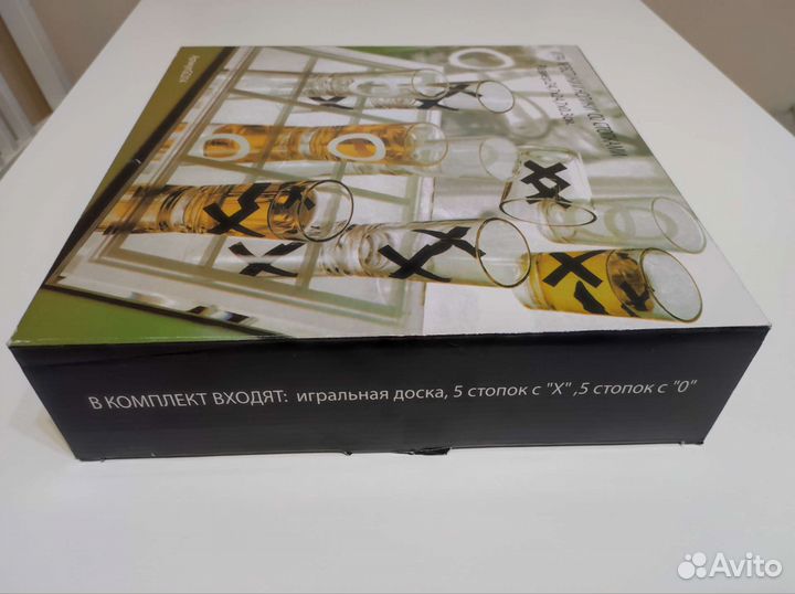 Рюмки стопки Игра Крестики нолики со стопками