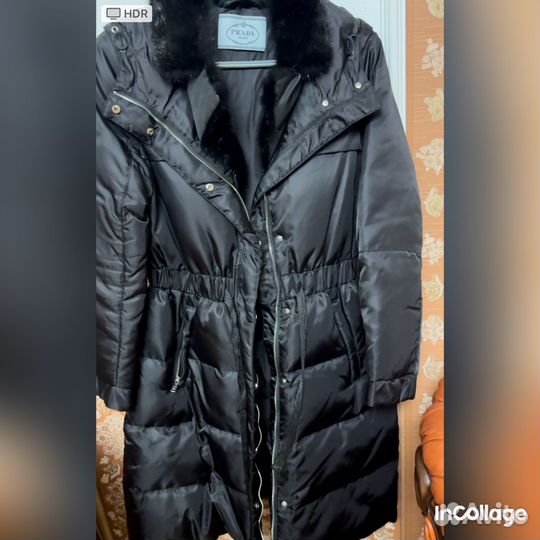 Пуховик Prad* воротник норка S/М