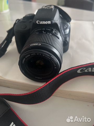 Продано Зеркальный фотоаппарат canon eos 100d объявление продам