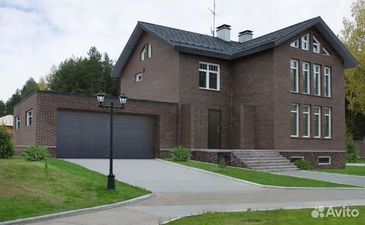 Кирпич декоративный шоколадного цвета со склада за