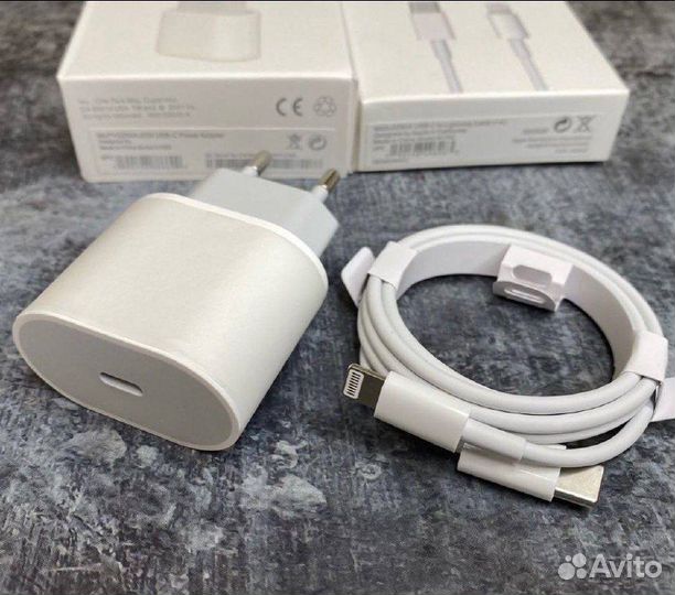 Блок Apple 20w + Кабель