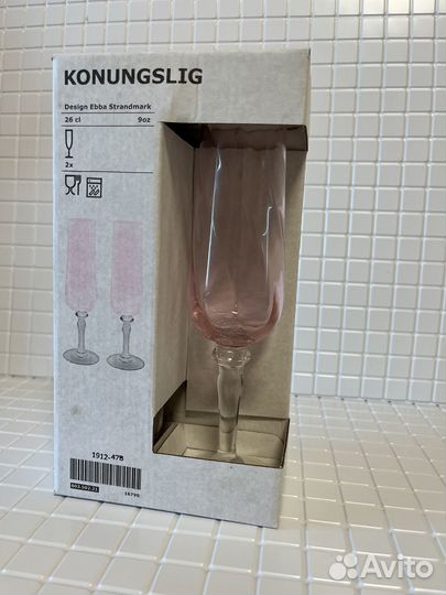 Бокалы для шампанского IKEA konungslig