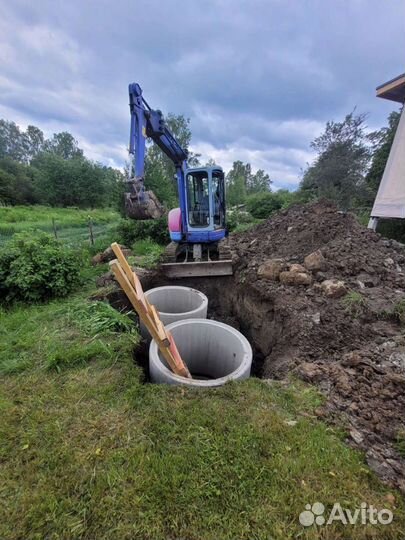 Аренда/Услуги миниэкскаватора 1.5т и 3.5т