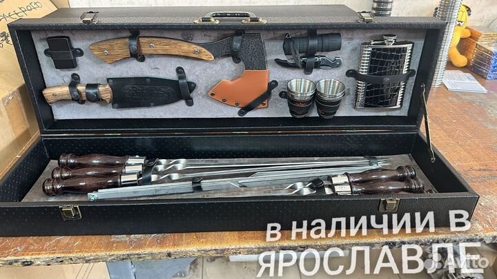 Мужской подарочный набор шампуров