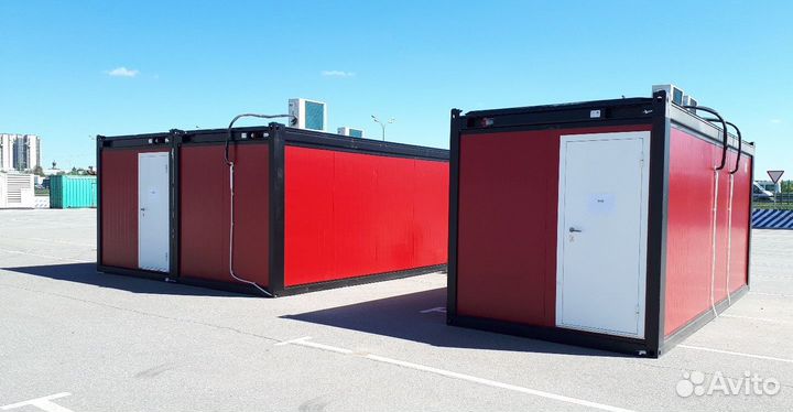 Бытовка металлическая сборно-разборная контейнер