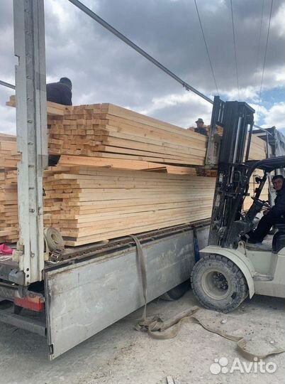 Доска обрезная 25х100х6000