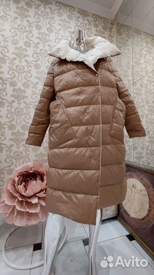 Двустроннее пальто легкий пуховик Турци пух 48-50