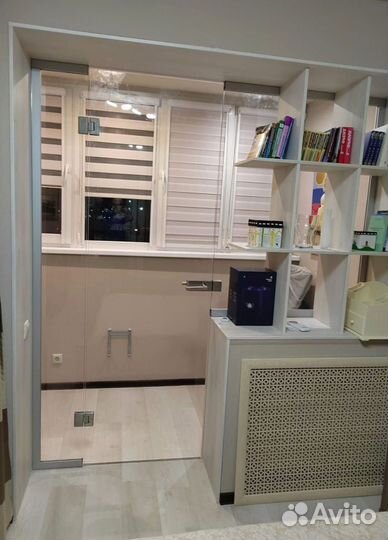 Стеклянные межкомнатные перегородки