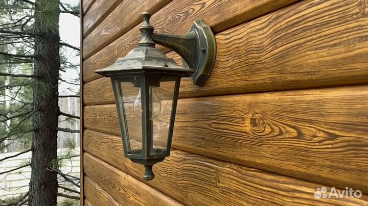 Сайдинг металлический под брус