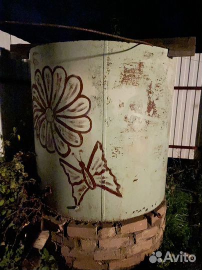 Емкость для воды металлическая