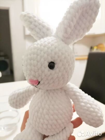 Плюшевый кролик (ручная работа)