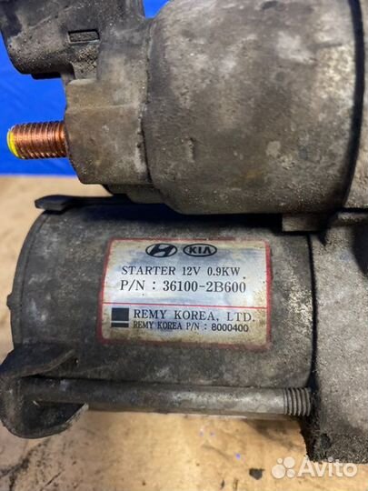 Стартер Hyundai Solaris хэтчбек G4FA 2011