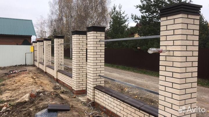 Колпак на забор еверест рисунок соты 1,5х1,5кирп