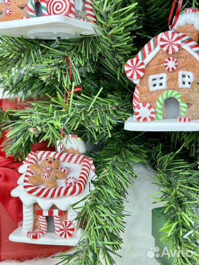 Елочные игрушки/набор елочных украшений пряники