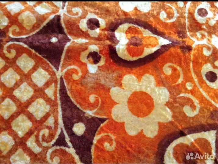 Покрывало плюшевое на х/б основе