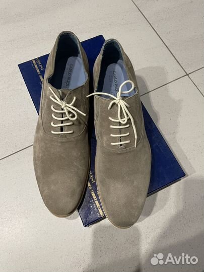 Новые замшевые туфли Carlo Pazolini