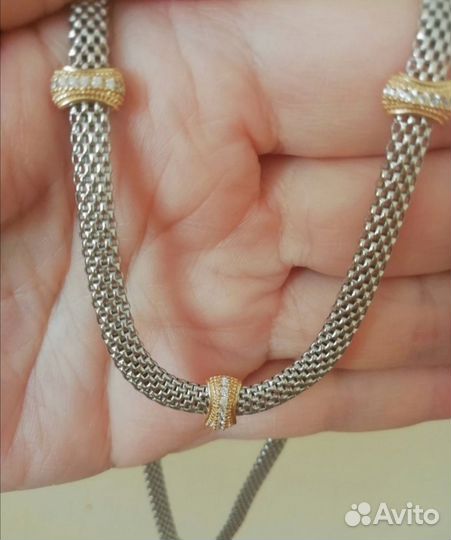 Серебро ожерелье