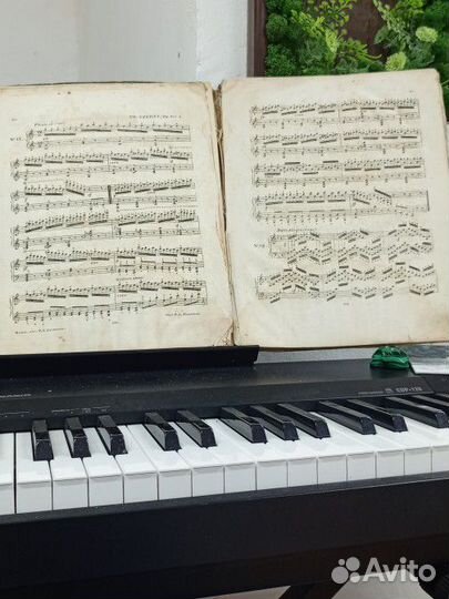 Ноты антикварные для фортепиано