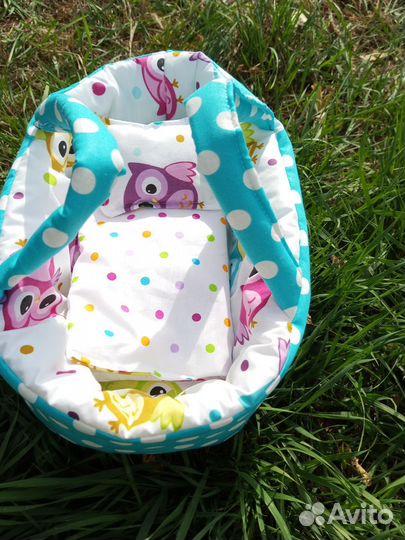 Люлька переноска+одеялко+подушечка