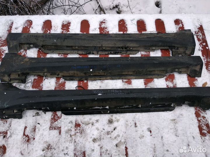 Молдинг накладка на порог Volvo V40 Cross Country