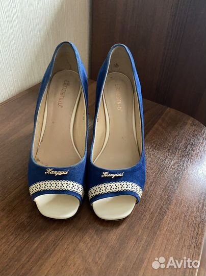 Туфли натуральный замш 37