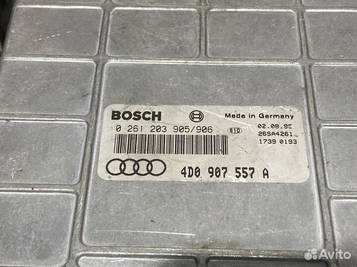 Блок управления двигателем Audi A8 D2