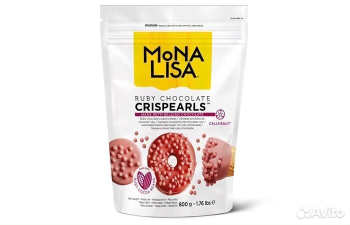MoNA lisa – Шоколадные драже Crispearls ruby (CHR