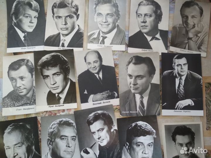 Актеры СССР. цветные и черно-белые