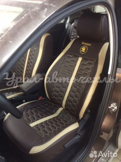 Комплект чехлов Шкода Рапид