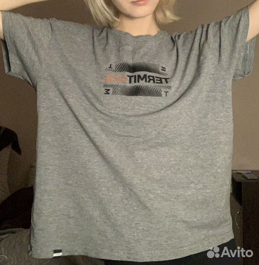 Футболка termit серая s 44-46