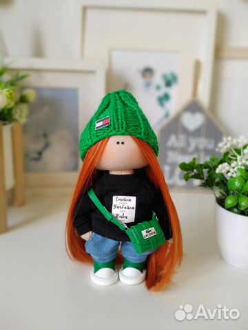 Интерьерная кукла ручной работы