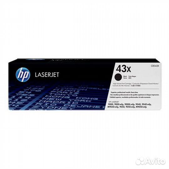 Оригинальный картридж hp C8543X № 43X чёрный