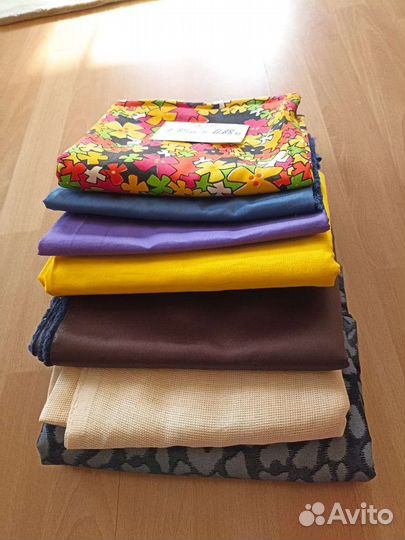 Отрез ткани хлопок сатин плащевка СССР