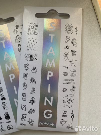 Пластины для стемпинга новые