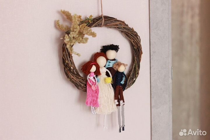 Панно из макраме 