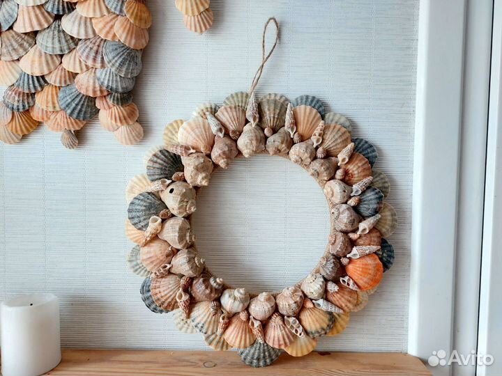 Декор из ракушек для интерьера