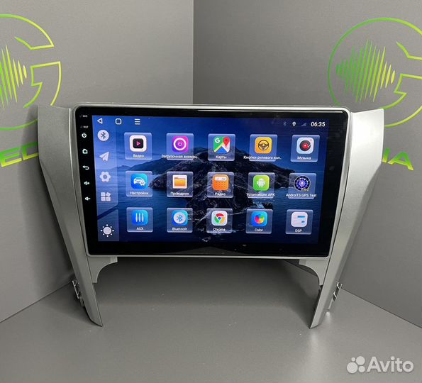 Магнитола для Toyota Camry, 2/32Gb, Carplay, Qled
