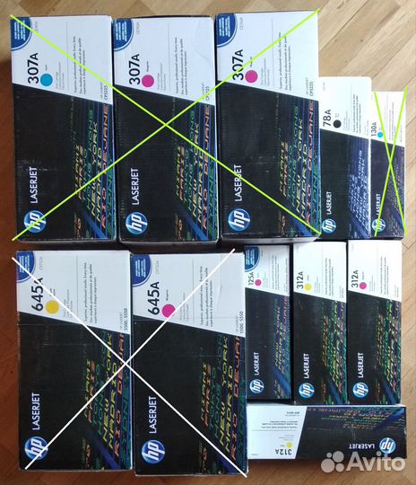 Картриджи HP, Lexmark, чипы