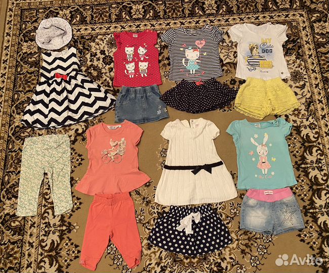 Детские вещи пакетом для девочек 80