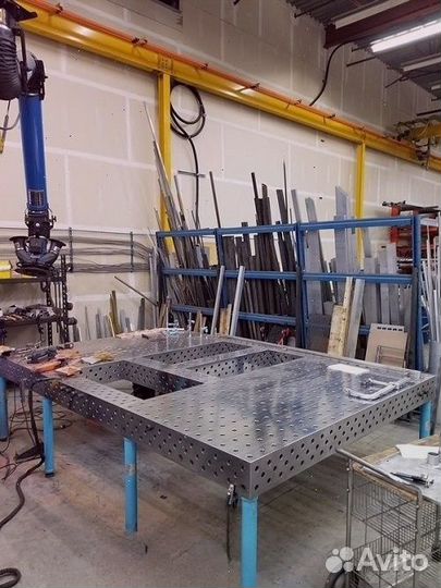 3Д стол для сварки 2500х1200х100 толщиной 8 мм