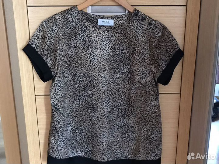 Блуза леопардовая