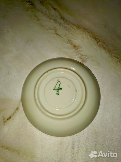 Десертные тарелки (блюдца) СССР. Дулево 1968-1991