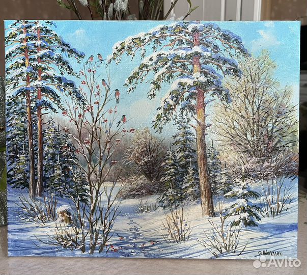 Картина маслом на холсте пейзаж