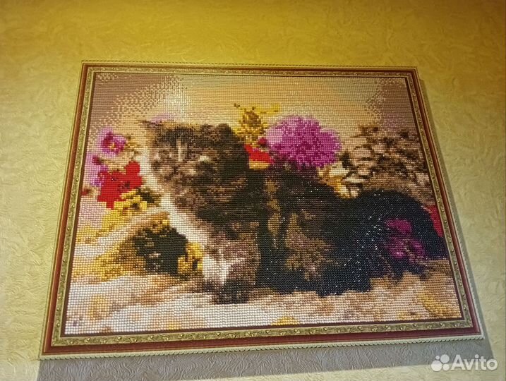 Алмазная живопись (готовая картина)