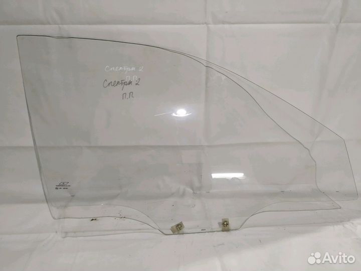 Kia Spectra стекло двери передней правой