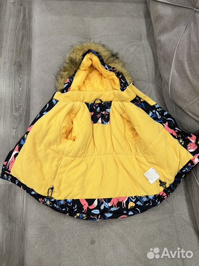 Куртка зимняя на девочку 92