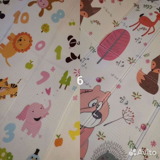 Новые детские развивающие коврики 200см*180 см