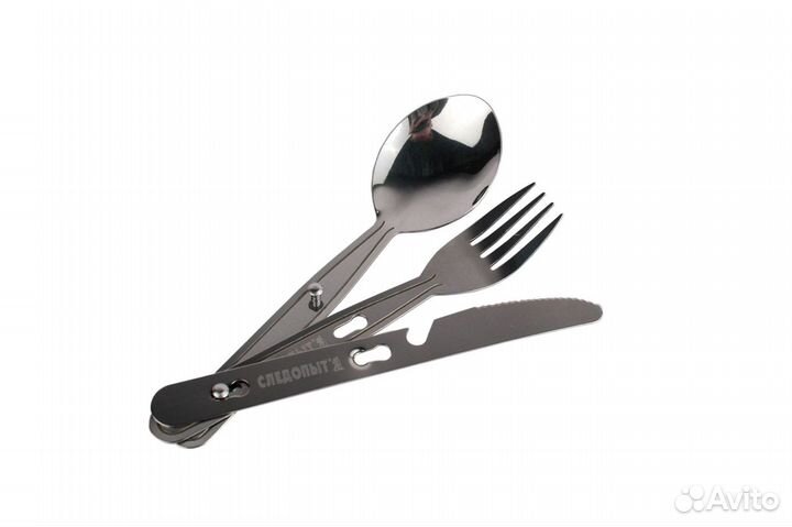 Набор походный столовые приборы ложка, вилка, нож